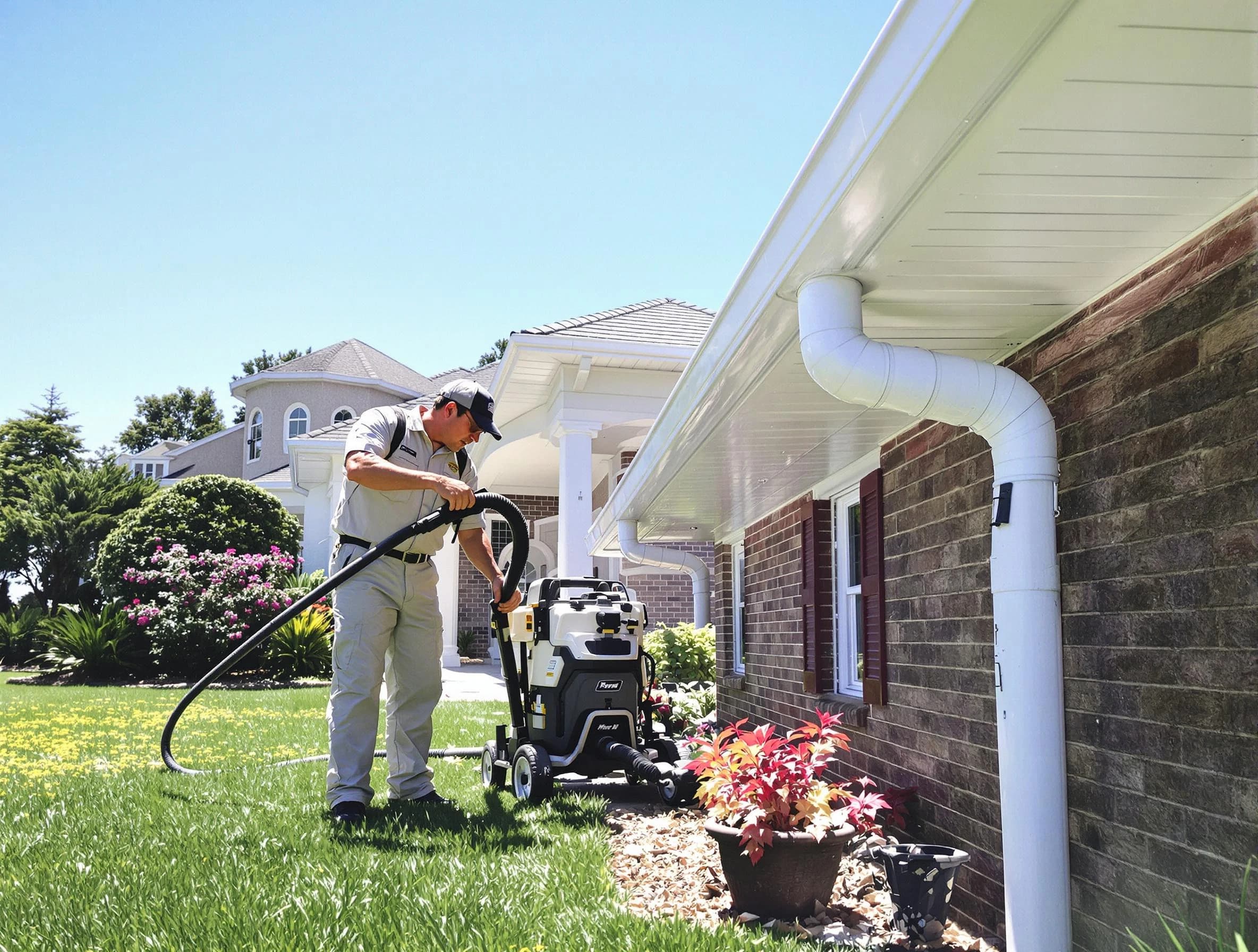 Downspout Cleaning in Macedonia